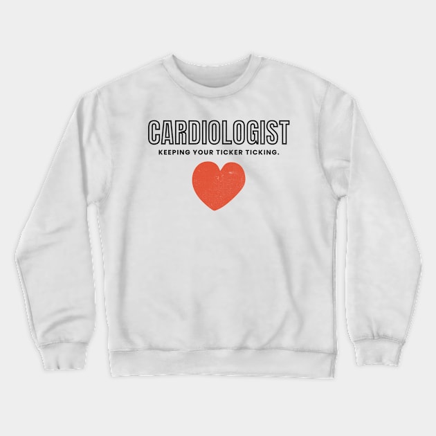 Cardiology Puns Crewneck Sweatshirt by MEWRCH